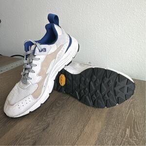Brandblack Los Angeles Nomo Sneakers Womens Size 7 White Blue Vibram Trail Mesh